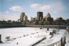 Port de Montreal gelé
